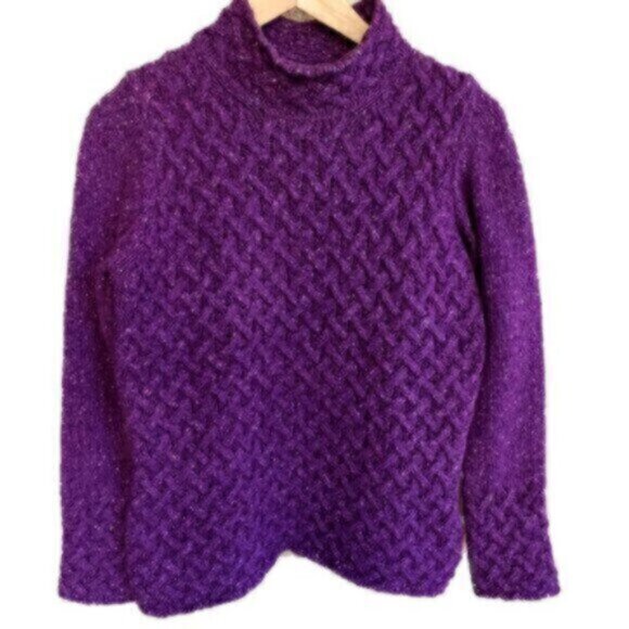 Irish Wool Cashmere sweater by Islander EUC made in Dublin Ireland EUC S - Picture 2 of 15